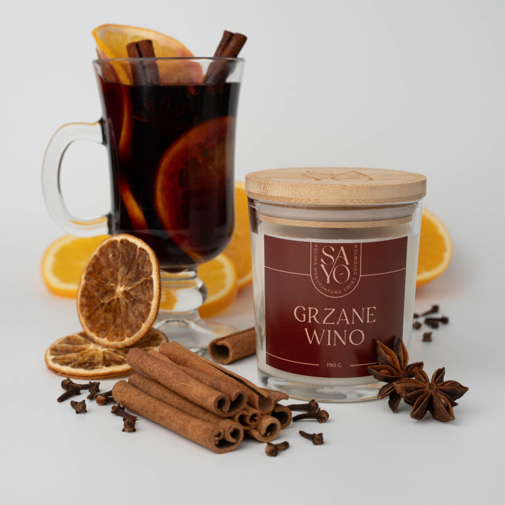 Grzane Wino Świeca Sojowa